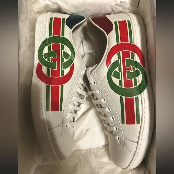 Gucci | Shoes | Gucci Sneakers Men Size 75 0 Authentic  display picture 1